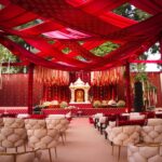 Pooja Red Theme Decor